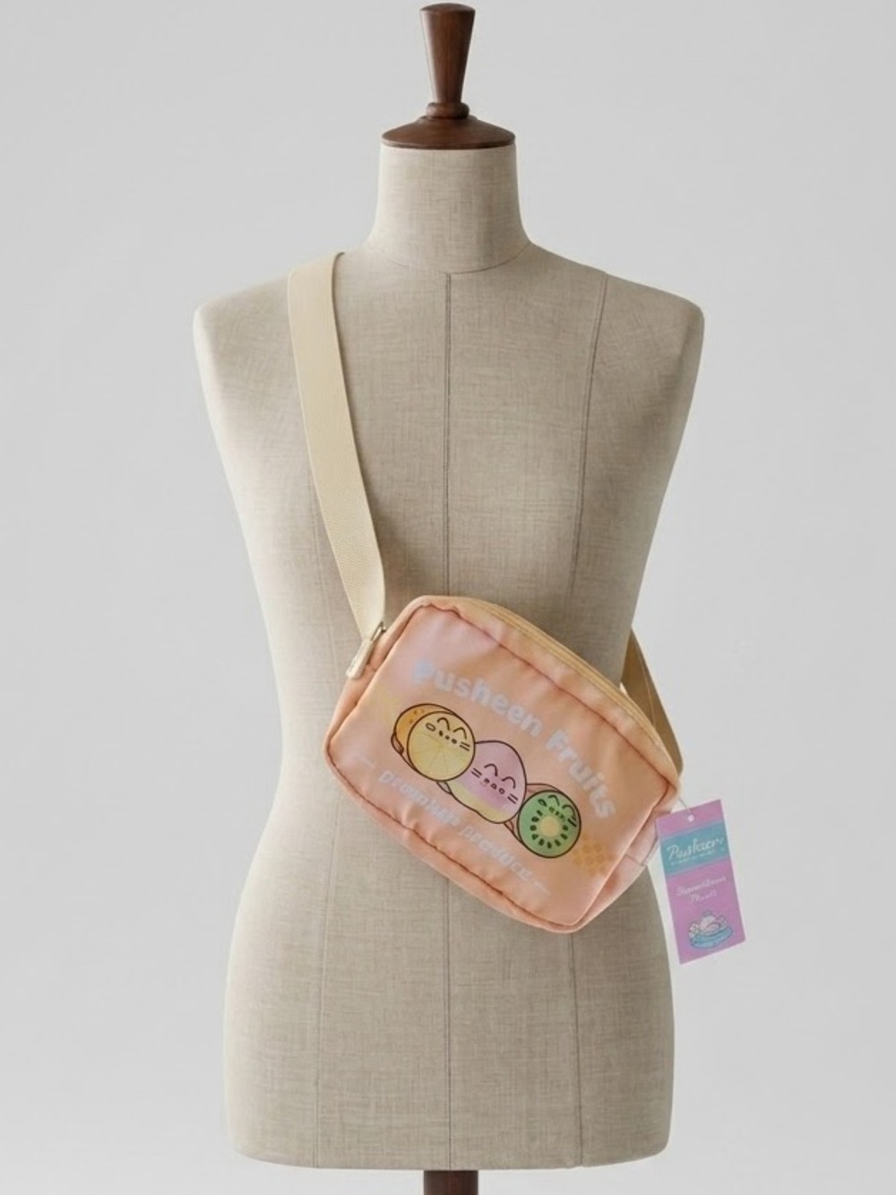 Pusheen Box 2024 Exclusive - Crossbody Fruit themed Pouch NWT